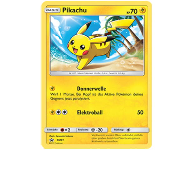 Pokémon Pikchu Informationsbild
