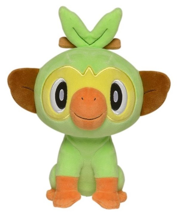 Pokémon Chimpep Grookey Plüschtier Kuscheltier Plüschfigur Stofftier 20 cm