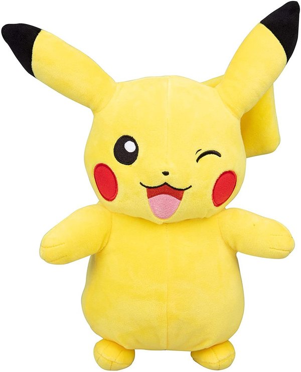 Pokémon zwinkerndes Pikachu Plüschtier ca. 25 cm