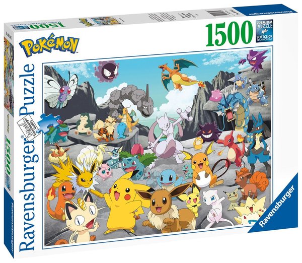 Pokémon Puzzle Pokémon Classics (1500 Teile)  von Ravensburger