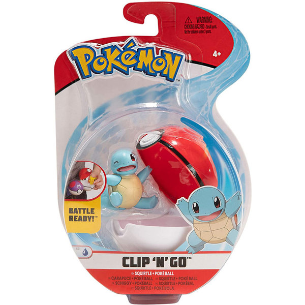 Pokémon Clip N Go Schiggy + Pokéball