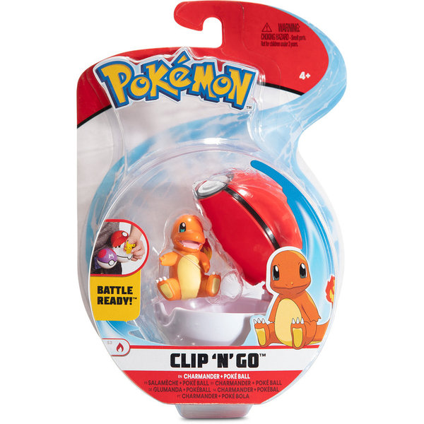 Pokémon Clip N Go Glumanda + Pokéball
