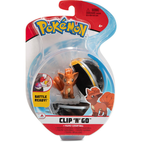 Pokémon Clip N Go Vulpix + Luxusball