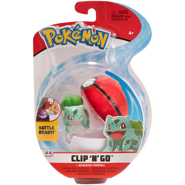 Pokémon Clip N Go Bisasam +Pokéball