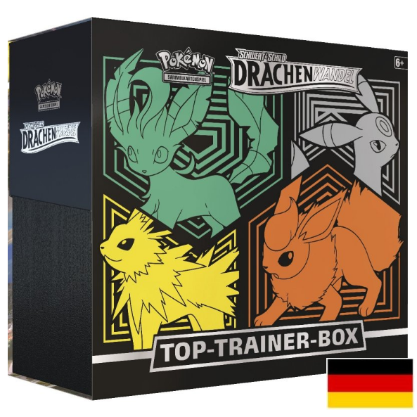 Pokemon Karten Top-Trainer-Box Schwert & Schild Drachenwandel DE
