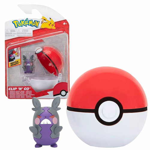 Pokémon Clip N Go Morpeko (Kohldampfmuster) + Pokéball