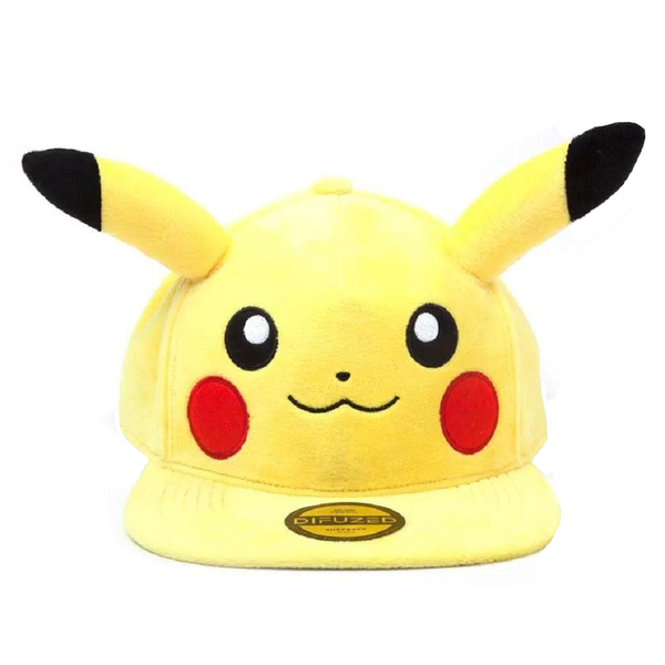 Pokémon Snapback Plüsch Cap Embarrassed Pikachu