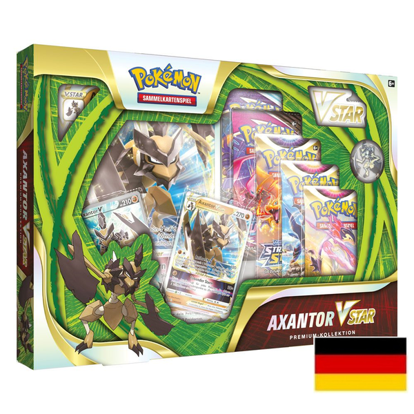 Pokemon Karten Axantor VSTAR Premium-Kollektion DE